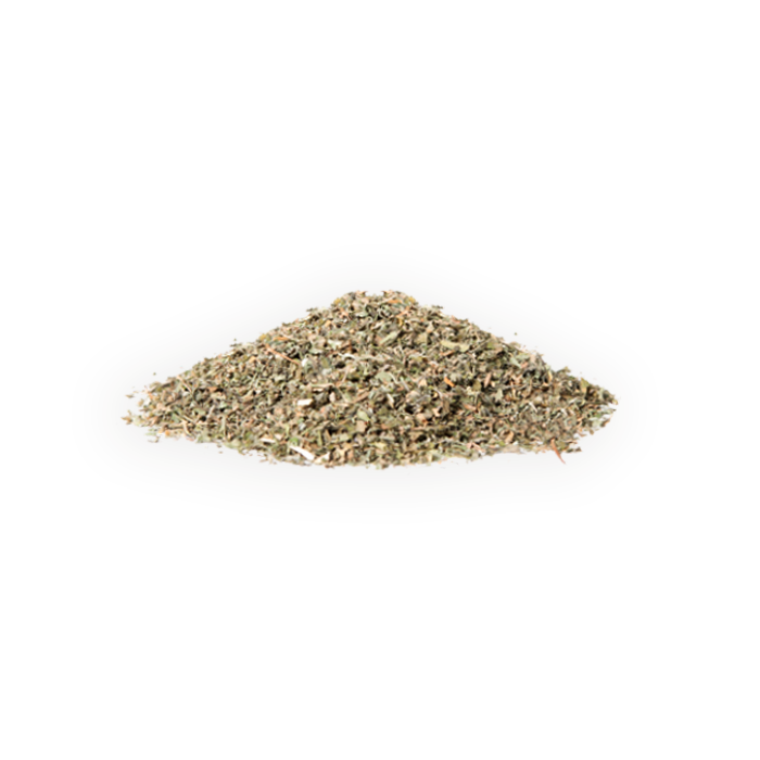 a small pile of catnip herb