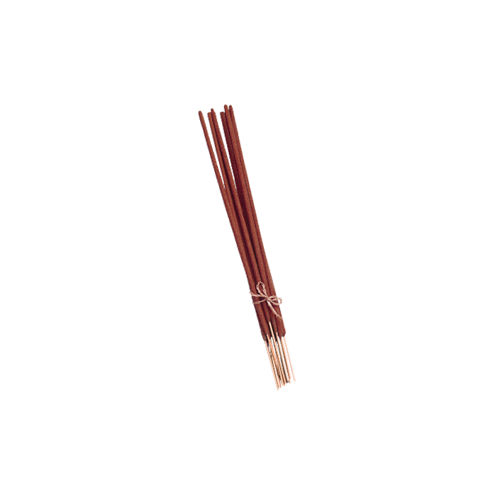 dragons blood incense sticks tied together with a bow