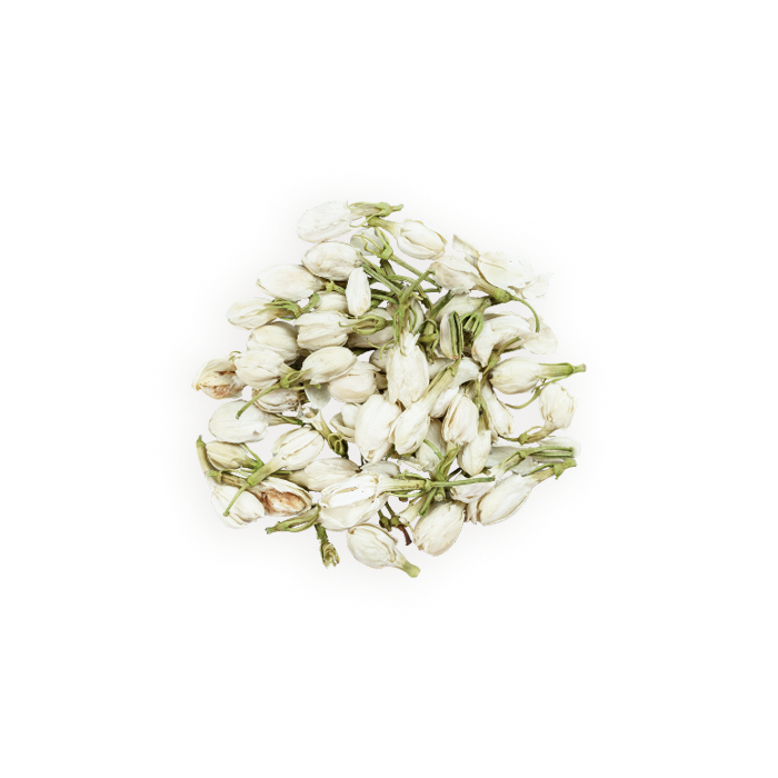 a small pile of dried jasmine buds