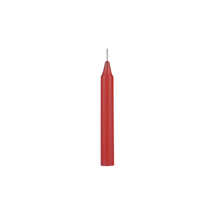 a single red candle