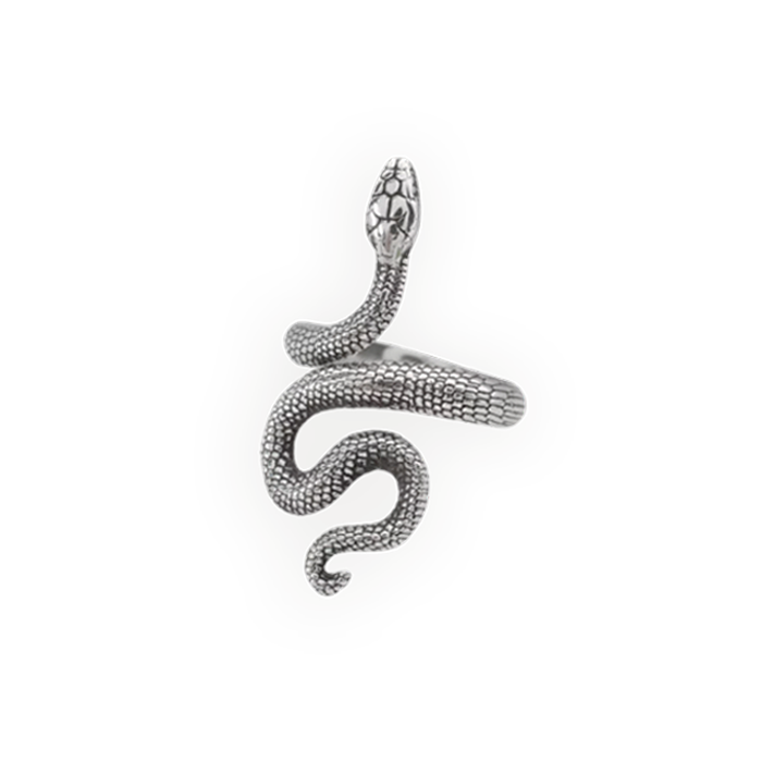 stainless steel snake ring
