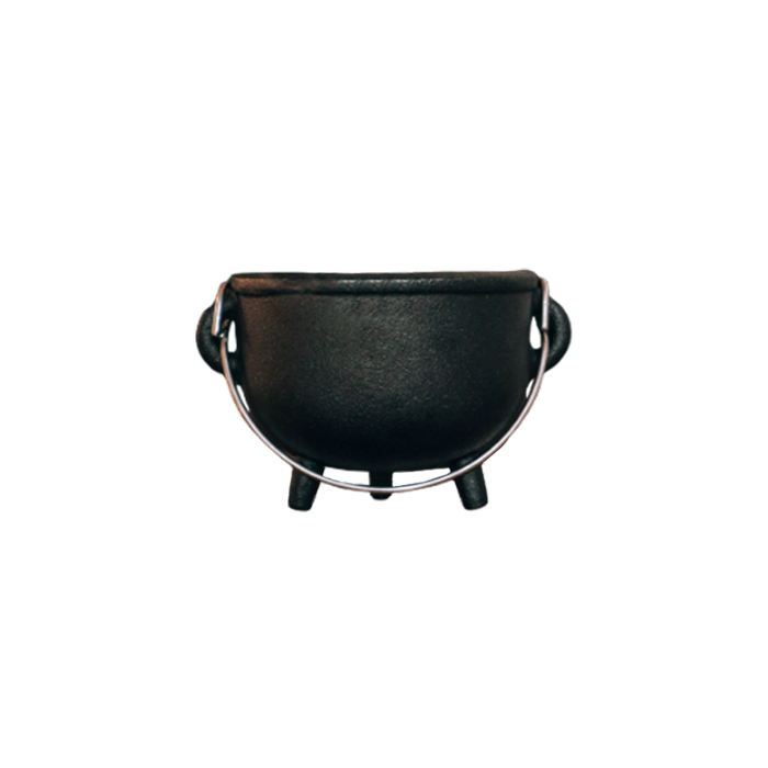 small cast iron cauldron