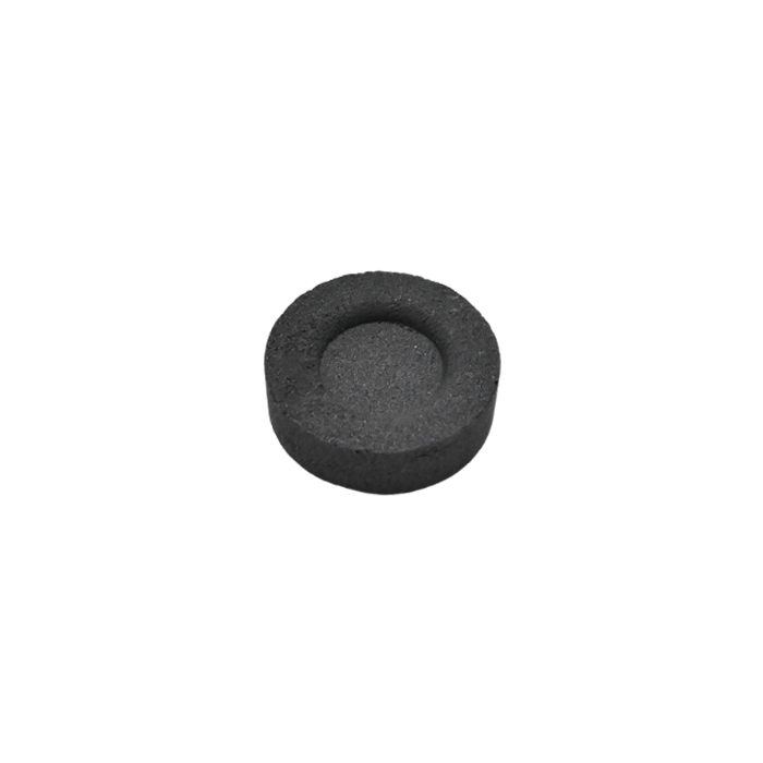 a single small charcoal disc