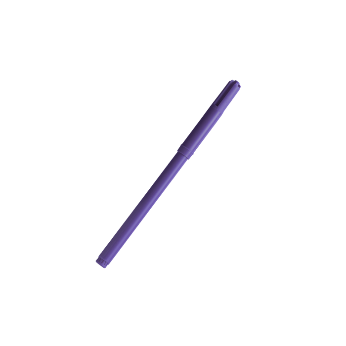 a single purple pen