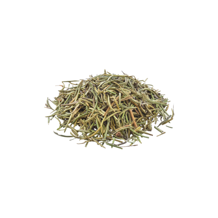 a small pile of dried rosemary leaves