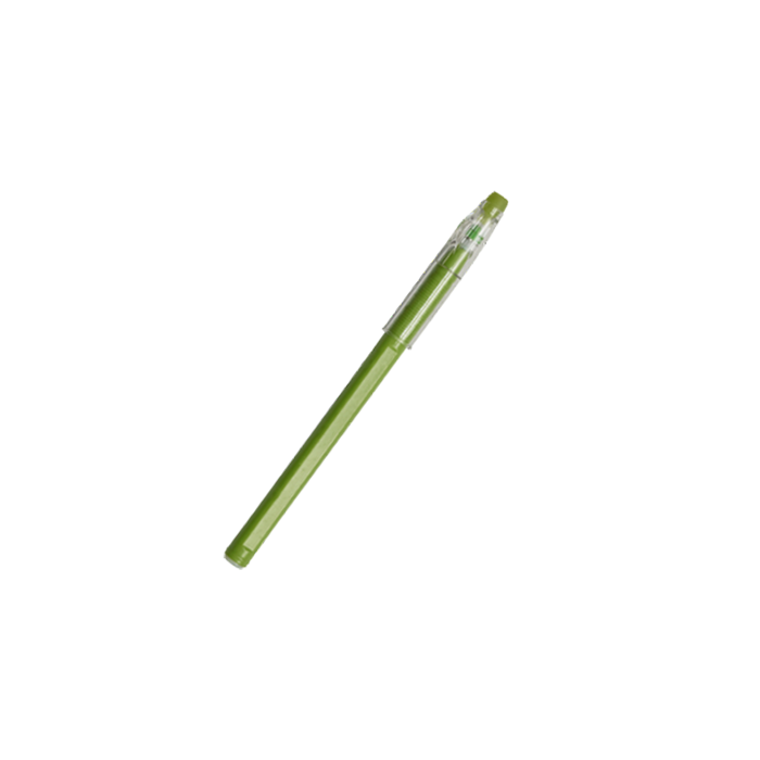 a single green ink pen